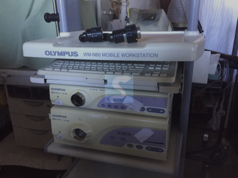 colonne d'endoscopie Olympus  EXERA 160 